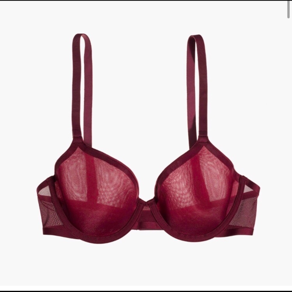 CUUP Demi bra in Merlot, NWT 36G